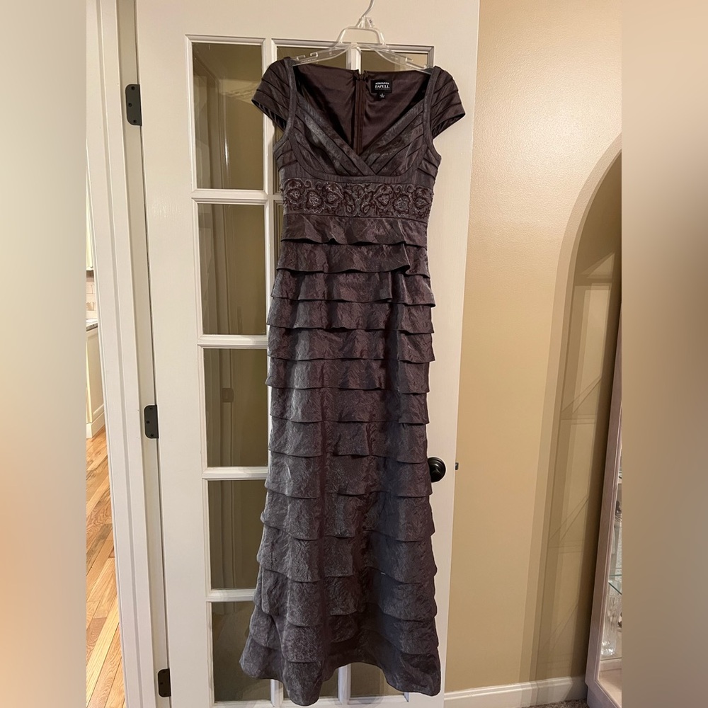 Adrianna Papell black gown